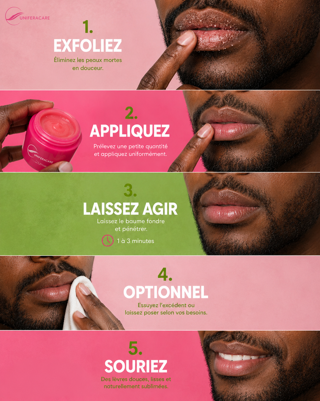 Baume à lèvres unificateur - Fini naturel ‎(unisexe)