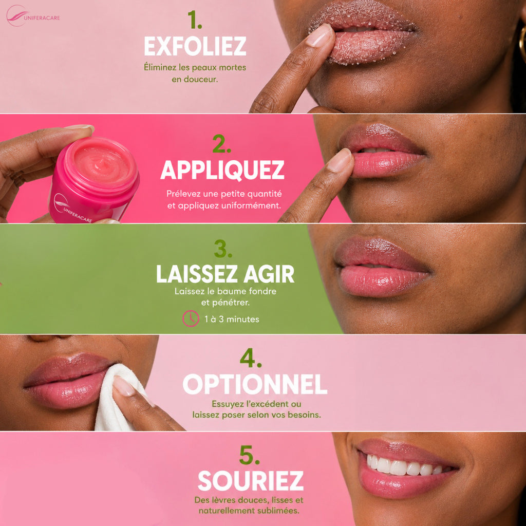 Baume à lèvres roses unificateur - Fini rosé
